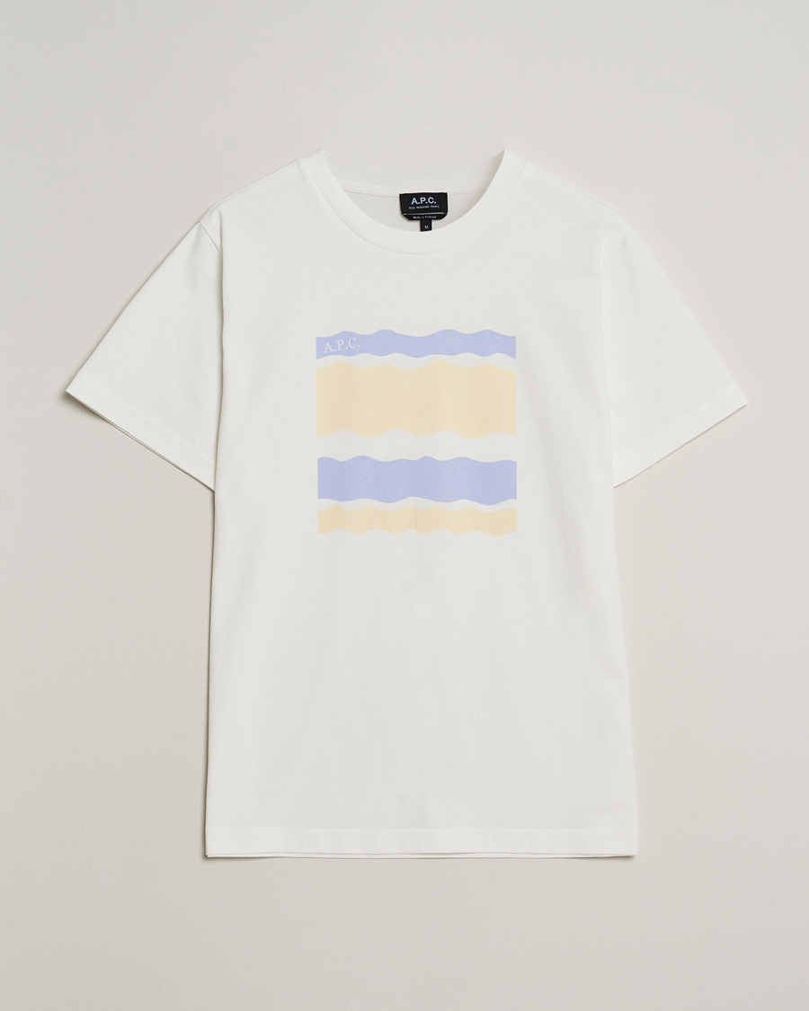 Men | T-Shirts | A.P.C. | Malone Printed T-Shirt White