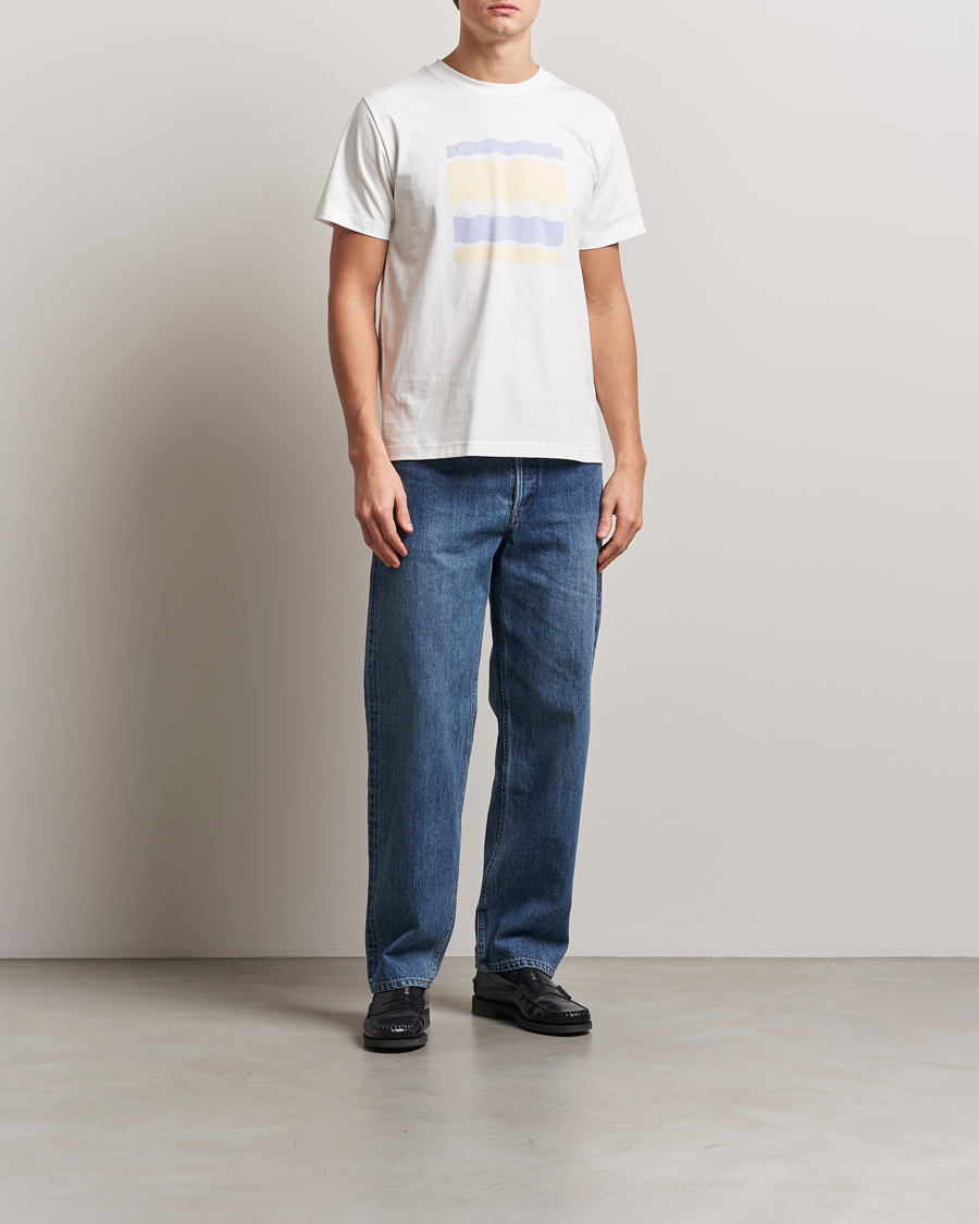 Men | T-Shirts | A.P.C. | Malone Printed T-Shirt White