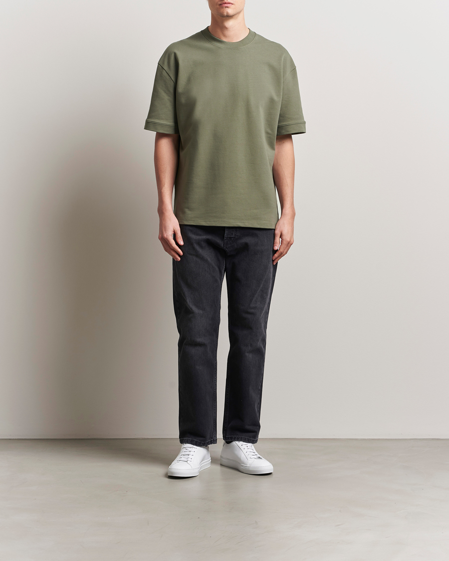 Men | T-Shirts | Bread & Boxers | Loungewear T-Shirt Khaki Green