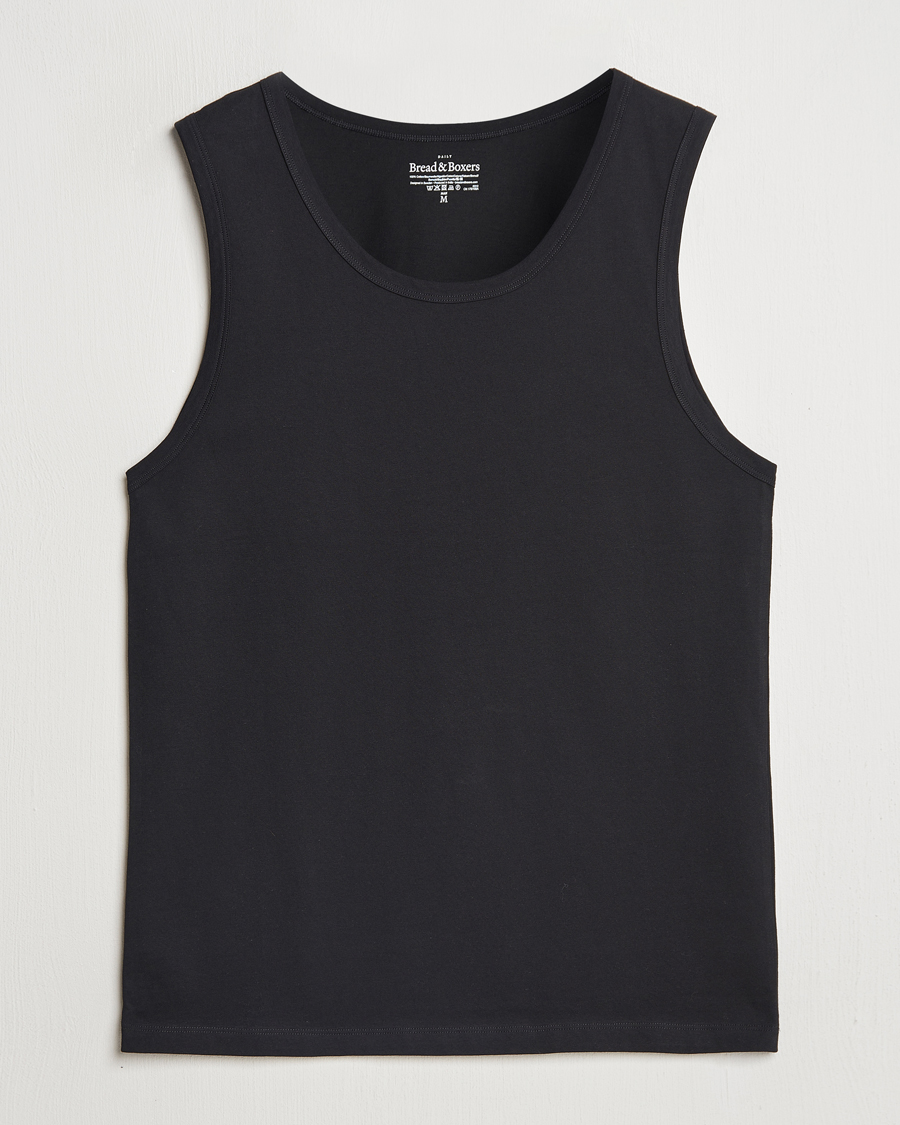 Men | T-Shirts | Bread & Boxers | Relaxed Tank Top Black