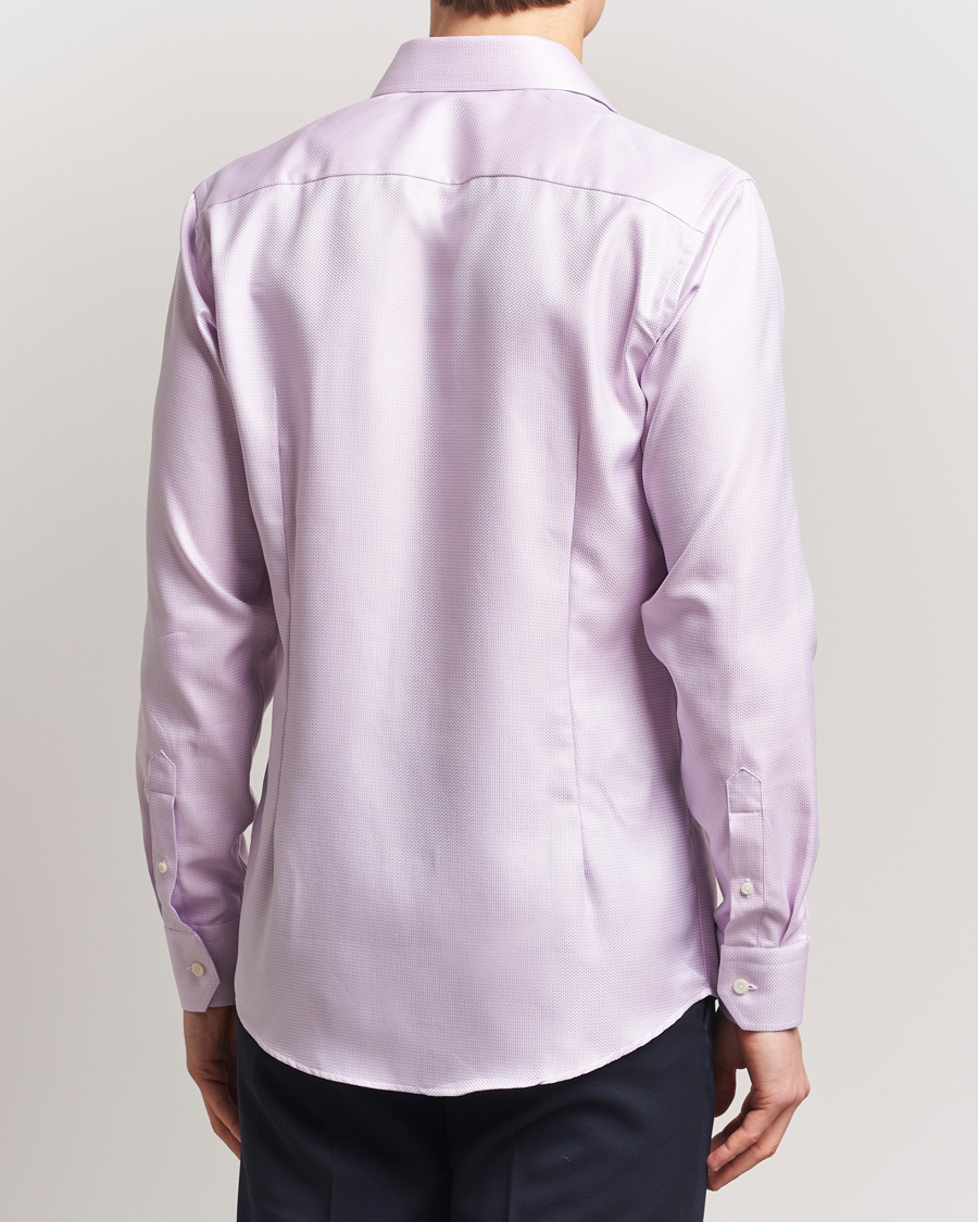 Men | Shirts | Eton | Slim Fit Signature Dobby Shirt Pink