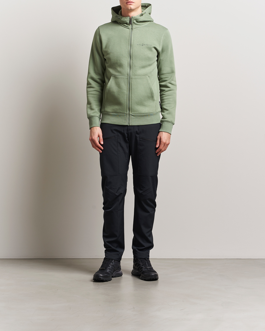 Men | Sweaters & Knitwear | Sail Racing | Bowman Full Zip Hoodie Hedge Green