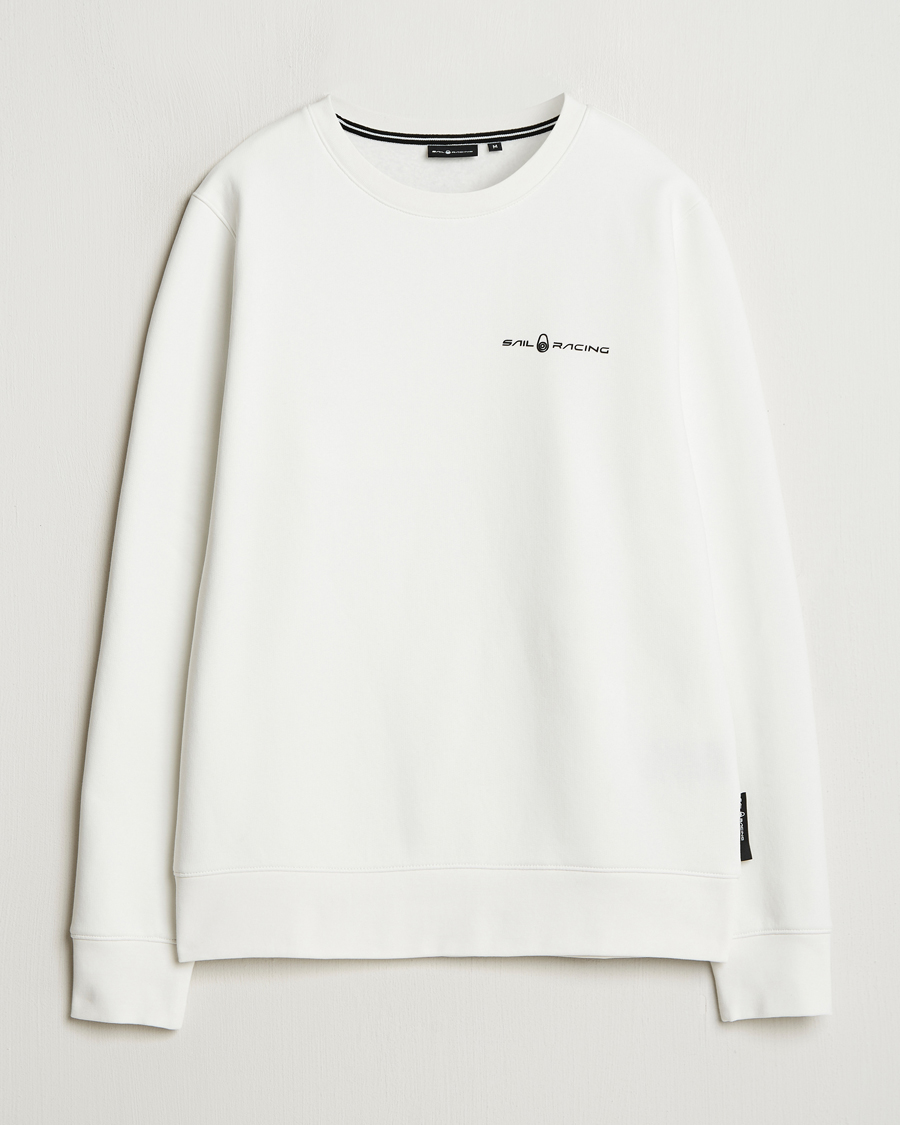 Men | Sweaters & Knitwear | Sail Racing | Bowman Crew Neck Sweatshirt Storm White