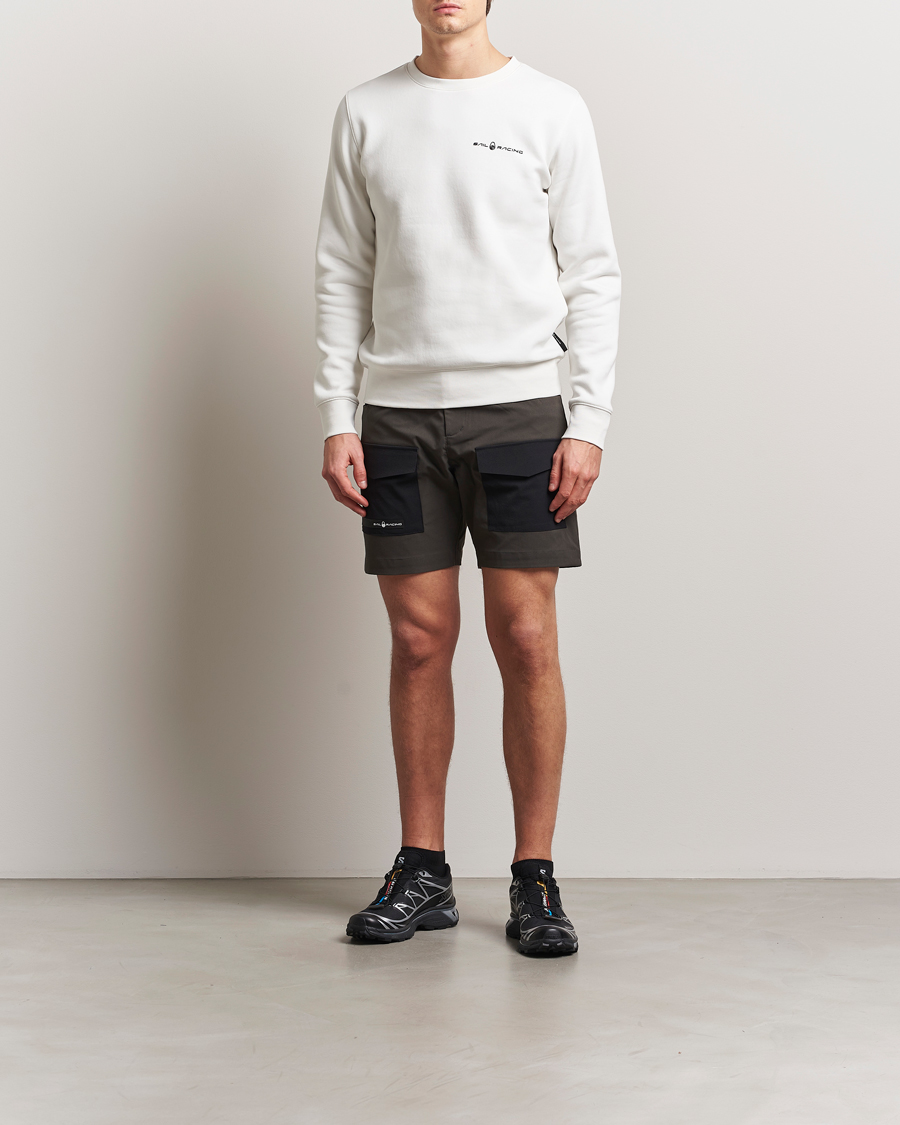 Men | Sweaters & Knitwear | Sail Racing | Bowman Crew Neck Sweatshirt Storm White