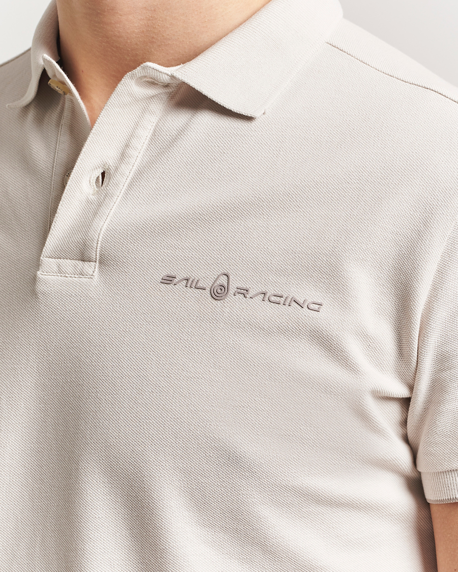 Men | Polo Shirts | Sail Racing | Bowman Polo Ecru