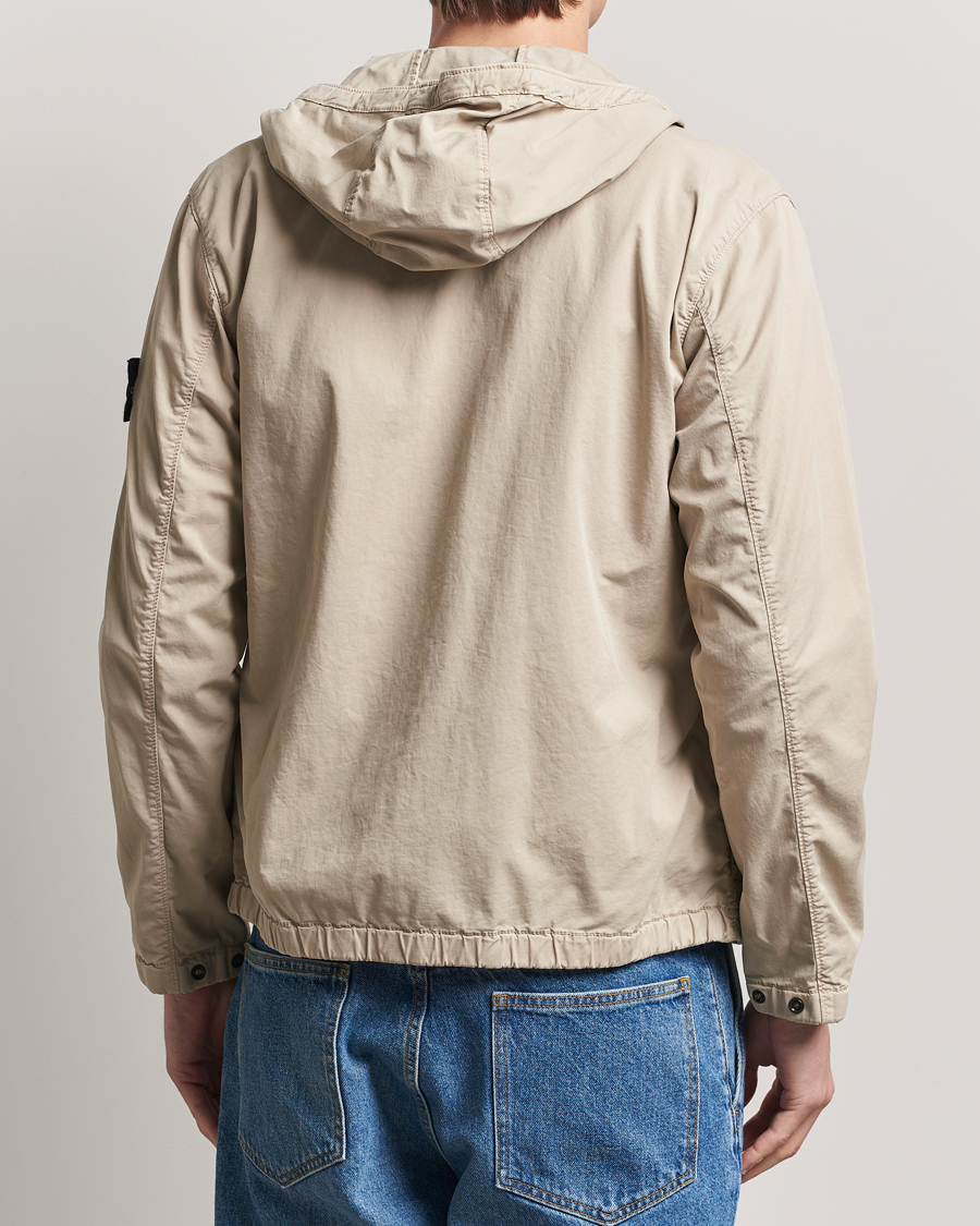 Stone Island Supima Cotton Stretch Hooded Jacket Desert at