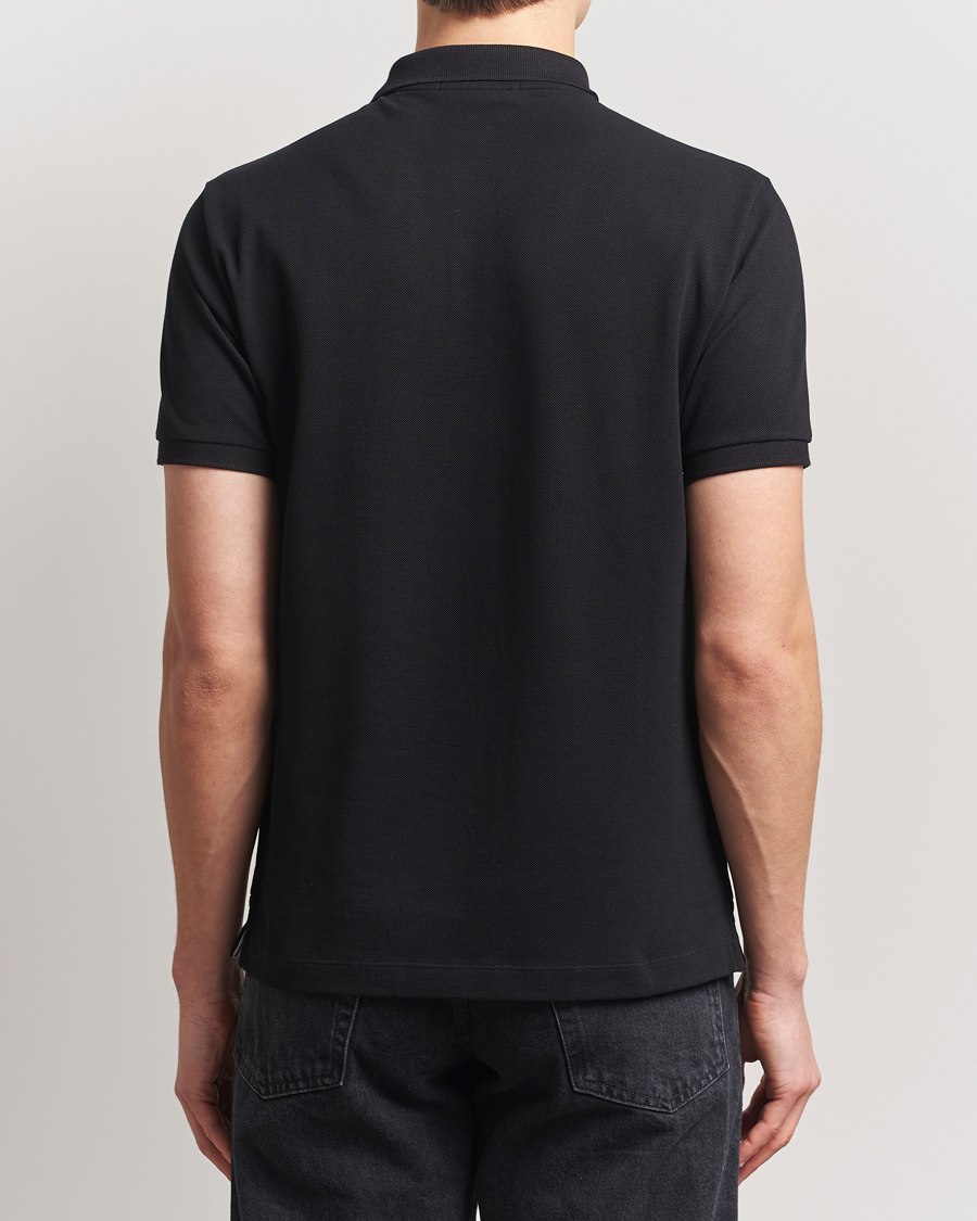 Men | Polo Shirts | Stone Island | Organic Cotton Pique Polo Black