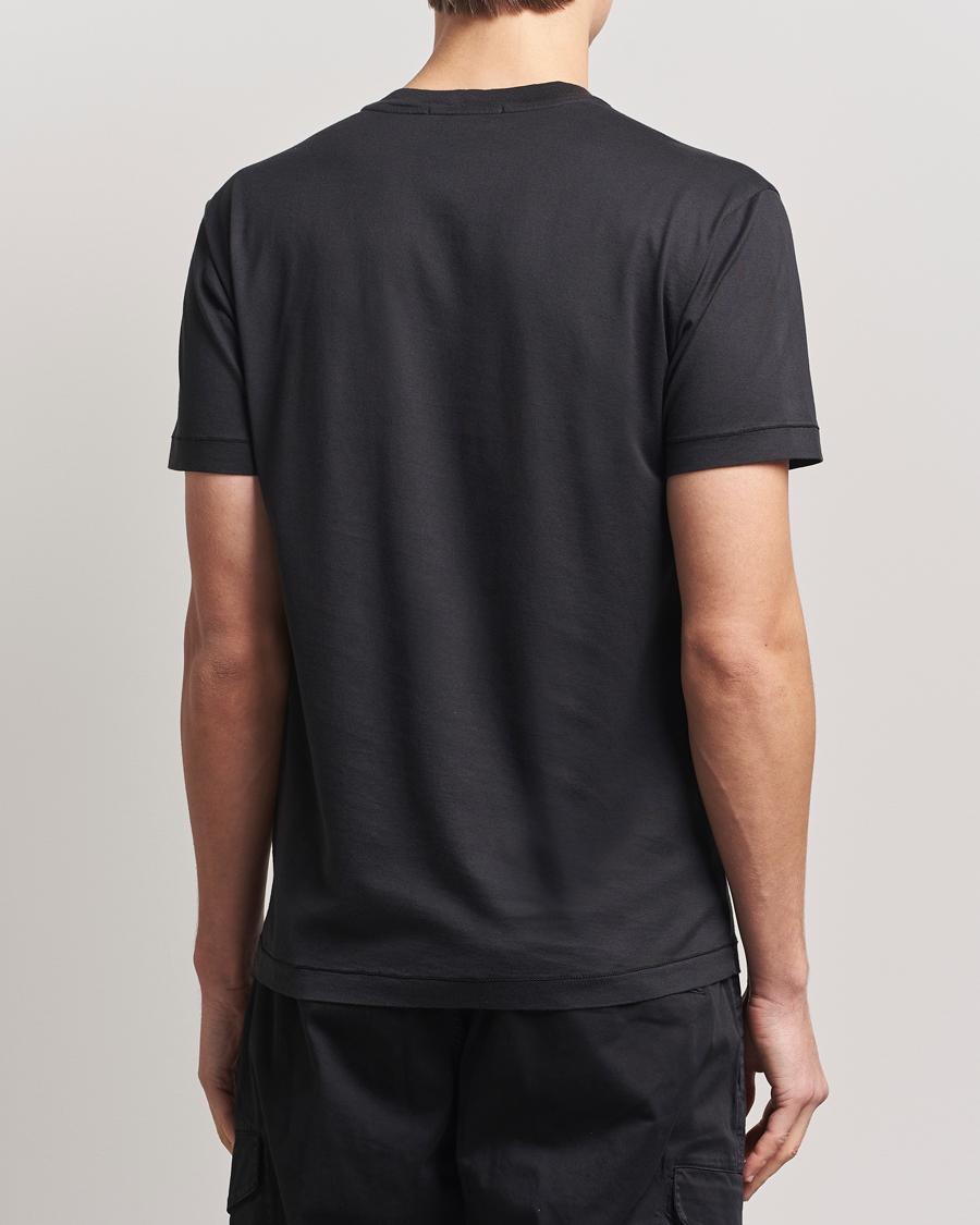 Men | T-Shirts | Stone Island | Garment Dyed Cotton Jersey T-Shirt Black
