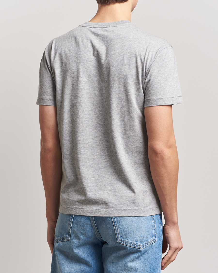 Men | T-Shirts | Stone Island | Garment Dyed Cotton Jersey T-Shirt Melange Grey