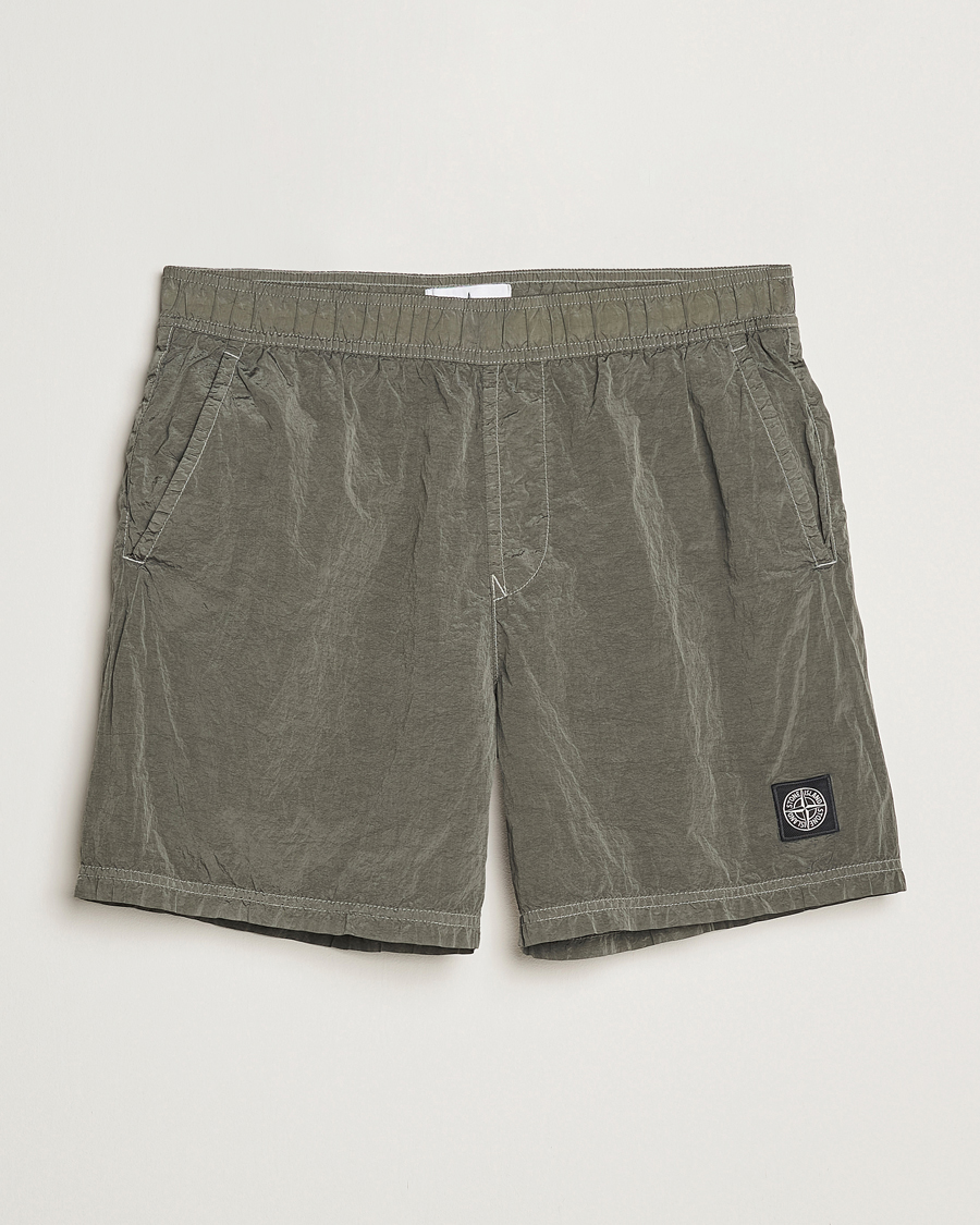 Stone Island Nylon Metal Econyl Swimshorts Military Green at