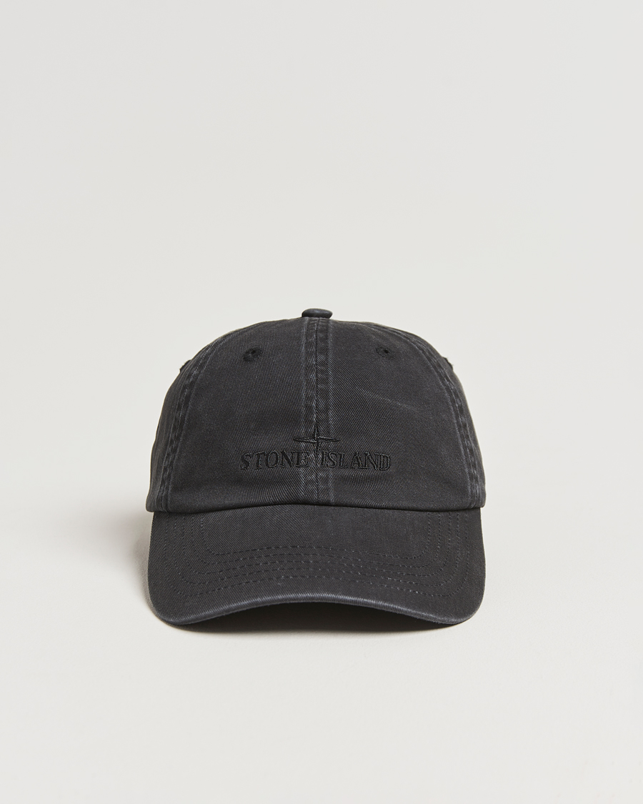 Stone IslandCotton Gabardine CapBlack at CareOfCarl.com