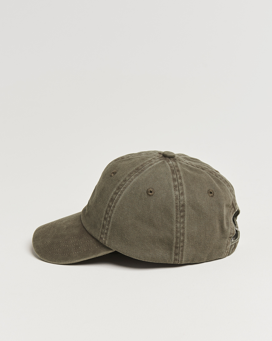 Stone Island Cotton Gabardine Cap Military Green at CareOfCarl.com