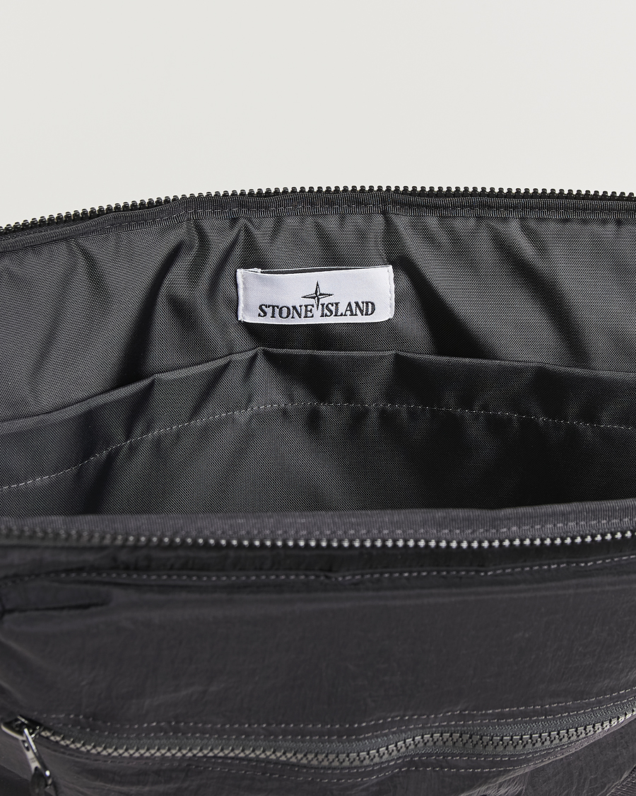 Men | Stone Island Nylon Metal Pouch Portfolio Black | Stone Island | Nylon Metal Pouch Portfolio Black