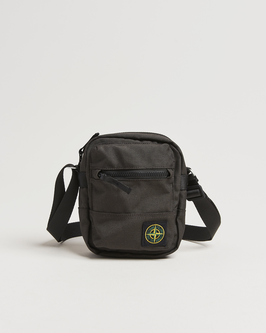 Men | Stone Island Cordura Cross Body Bag Lead Grey | Stone Island | Cordura Cross Body Bag Lead Grey