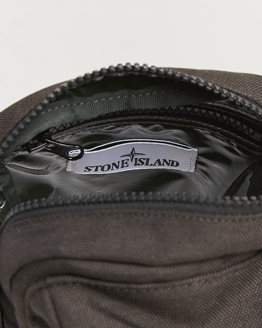 Men | Stone Island Cordura Cross Body Bag Lead Grey | Stone Island | Cordura Cross Body Bag Lead Grey