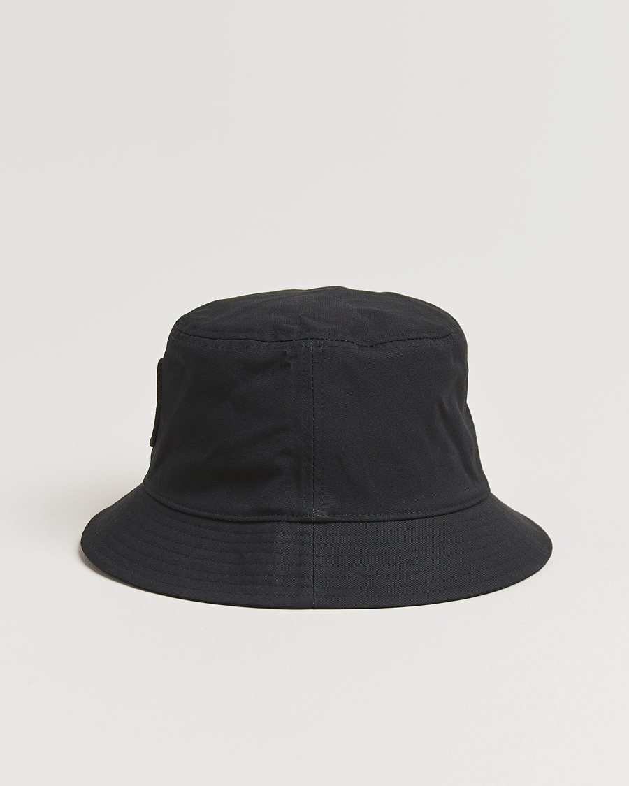 Men | Stone Island Logo Bucket Hat Black | Stone Island | Logo Bucket Hat Black