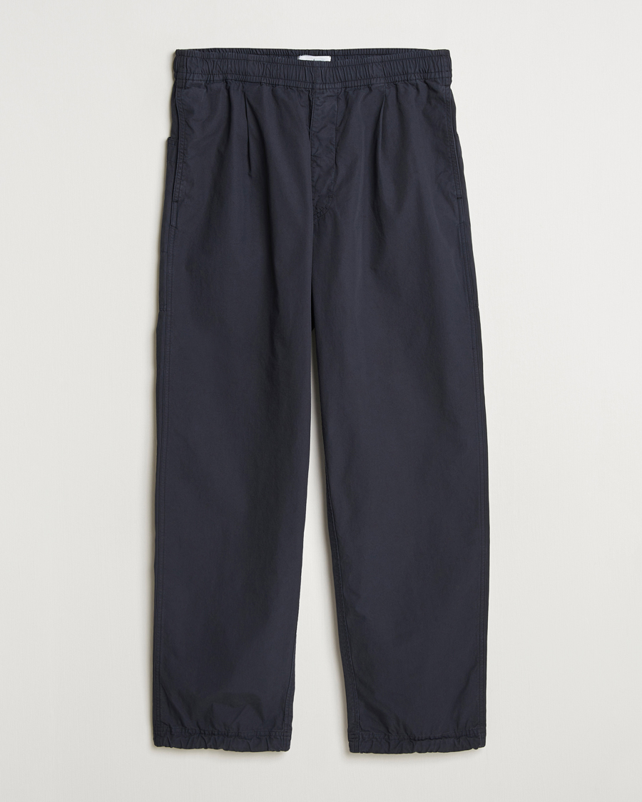 Men | Trousers | Stone Island | Marina Organic Cotton Tela Pants Navy Blue