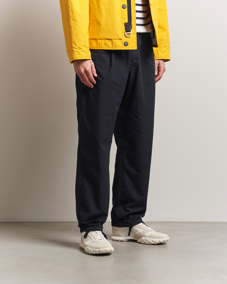 Stone Island Marina Organic Cotton Tela Pants Navy Blue at