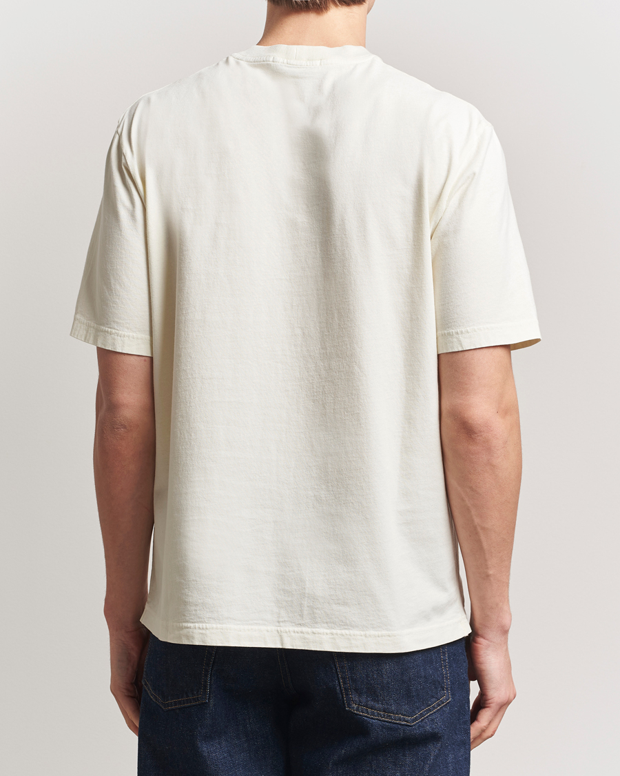 Stone Island Marina Organic Cotton T-Shirt Ivory at CareOfCarl.com