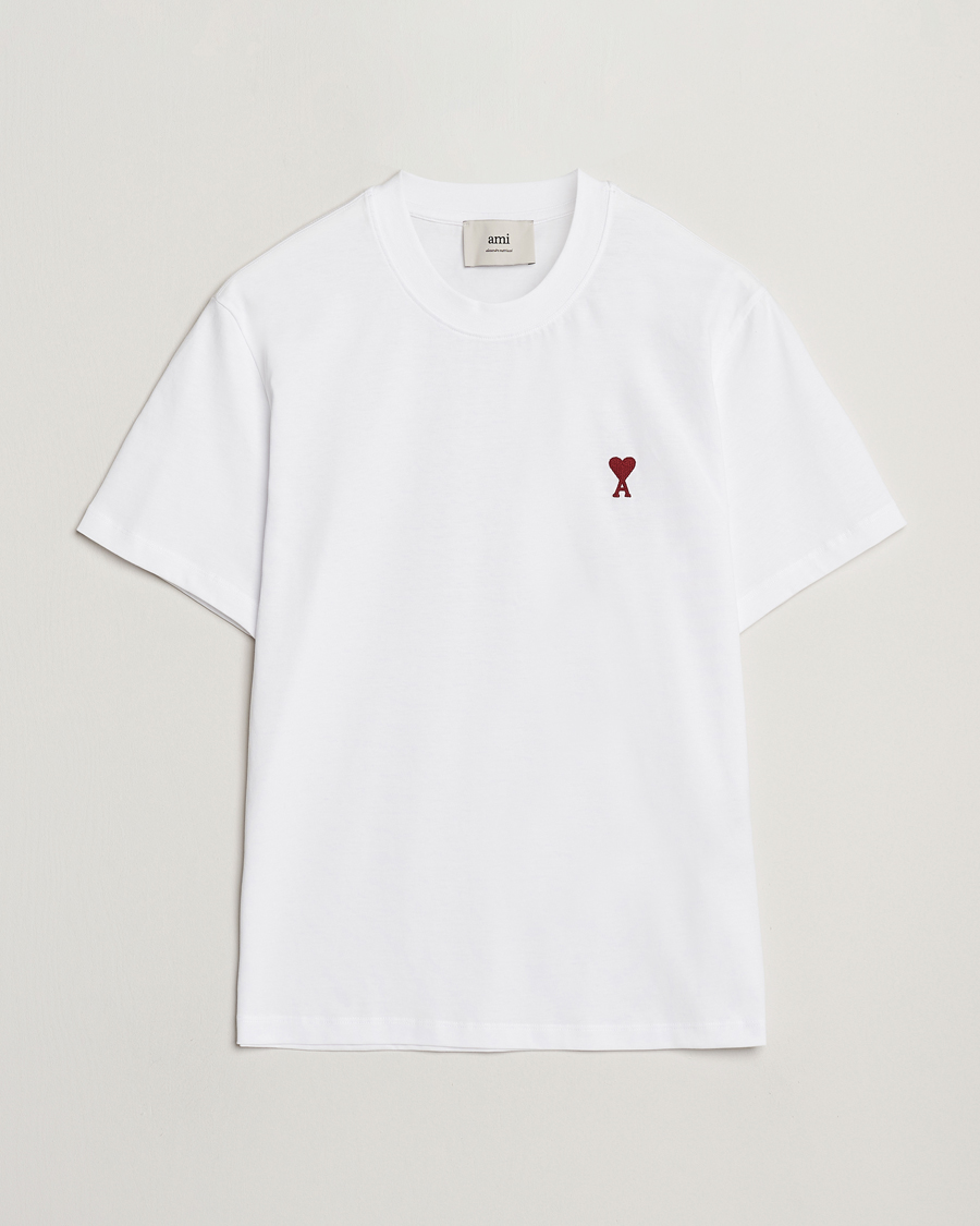 Men | T-Shirts | AMI | Heart Logo T-Shirt White