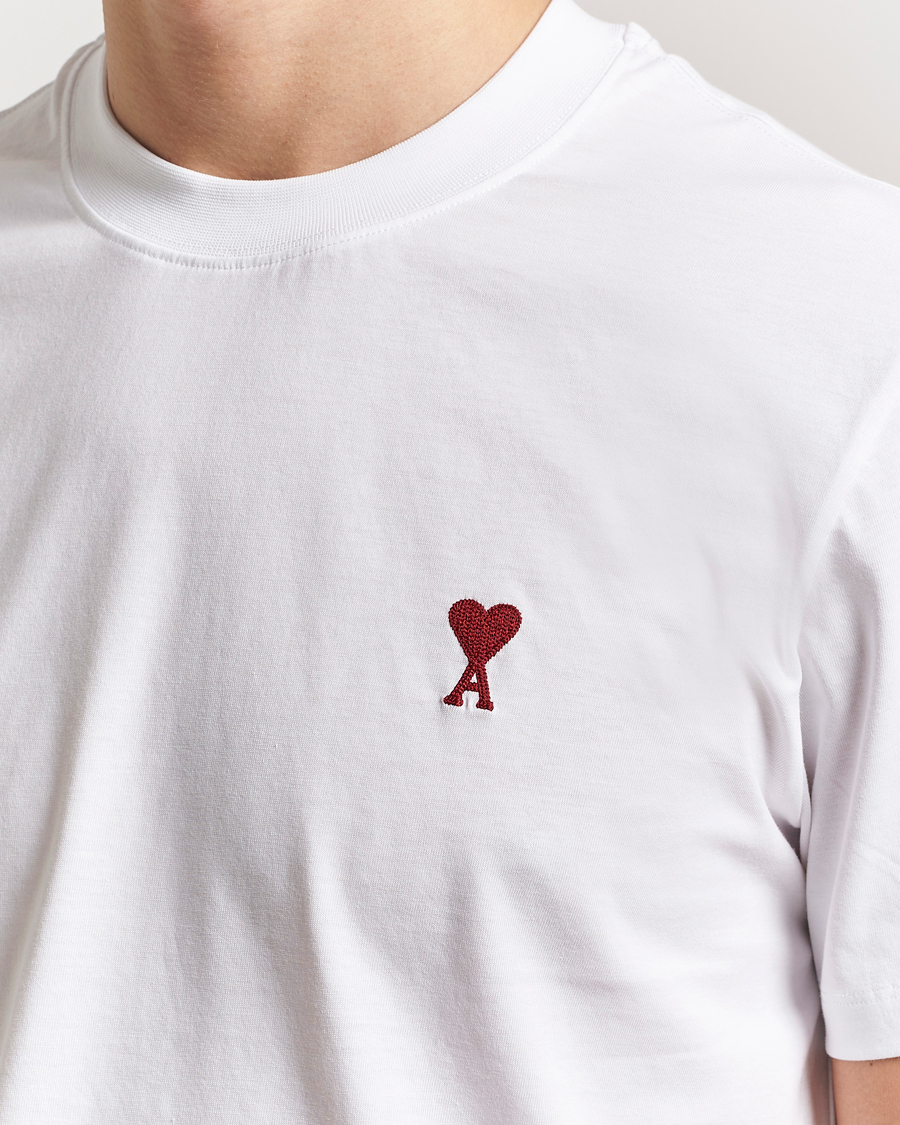 Men | T-Shirts | AMI | Heart Logo T-Shirt White