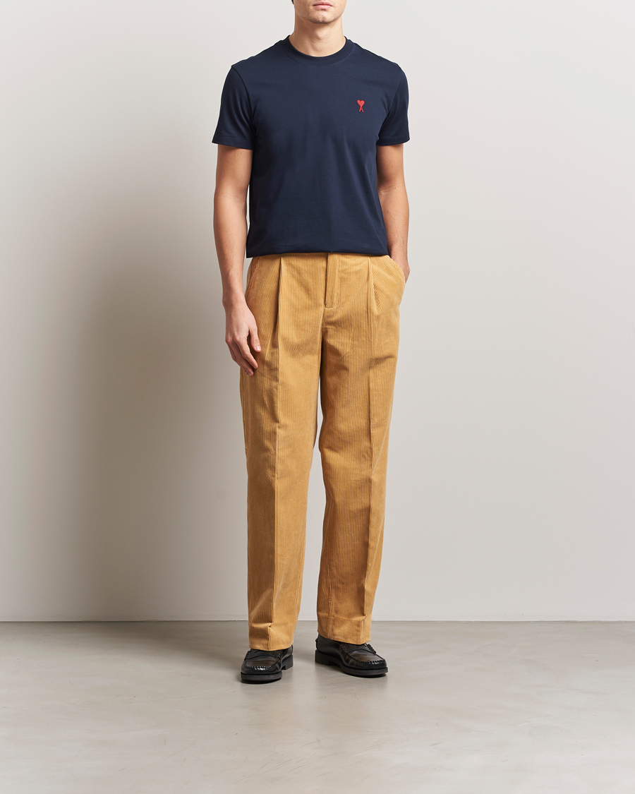 Men | T-Shirts | AMI | Heart Logo T-Shirt Navy