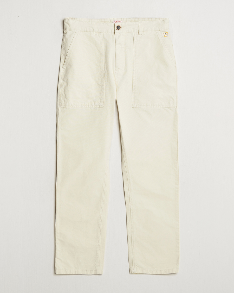 Men | Trousers | Armor-lux | Workwear Trousers Oyster Clair