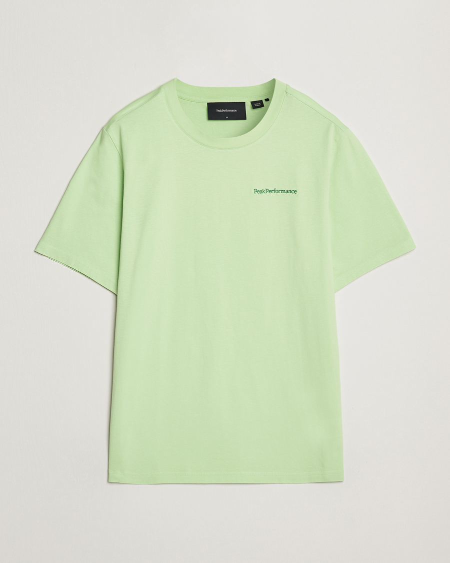 Men | T-Shirts | Peak Performance | Original Crew Neck T-Shirt Vivid Green