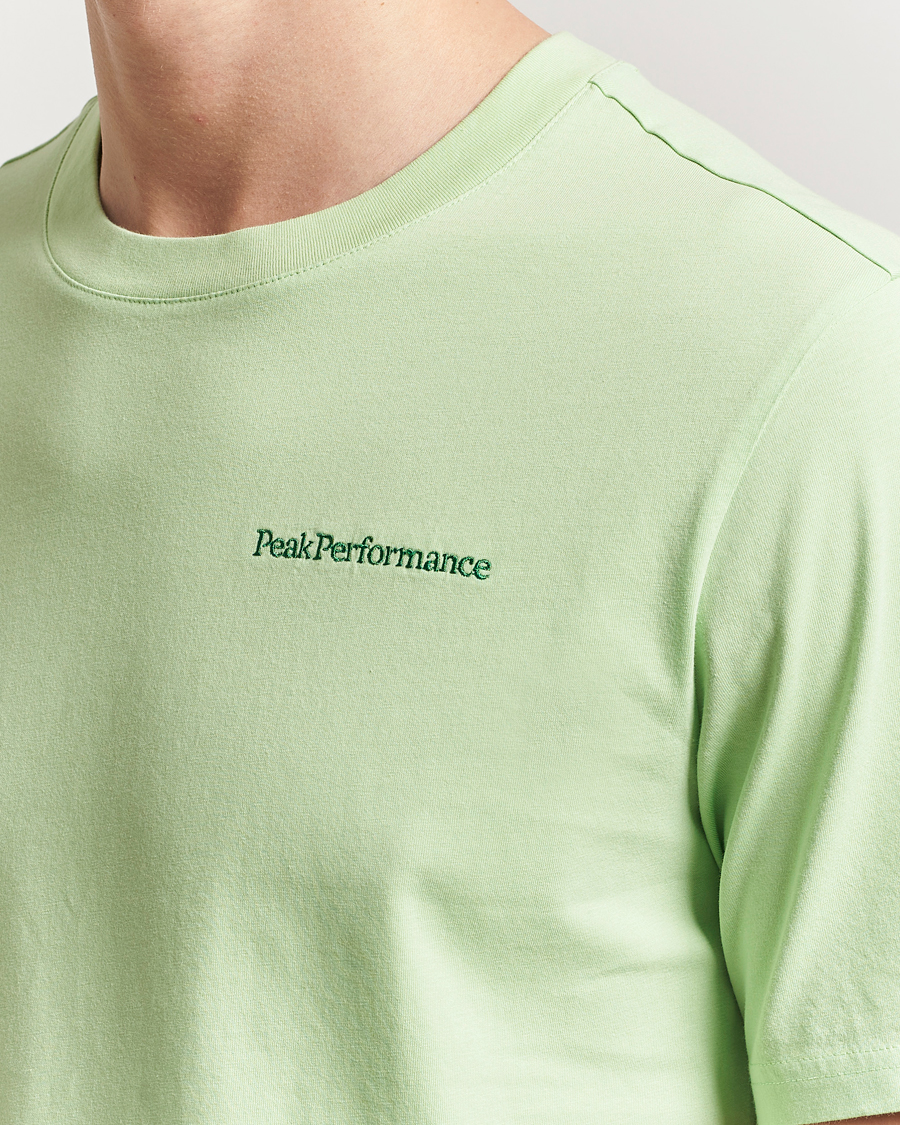 Men | T-Shirts | Peak Performance | Original Crew Neck T-Shirt Vivid Green