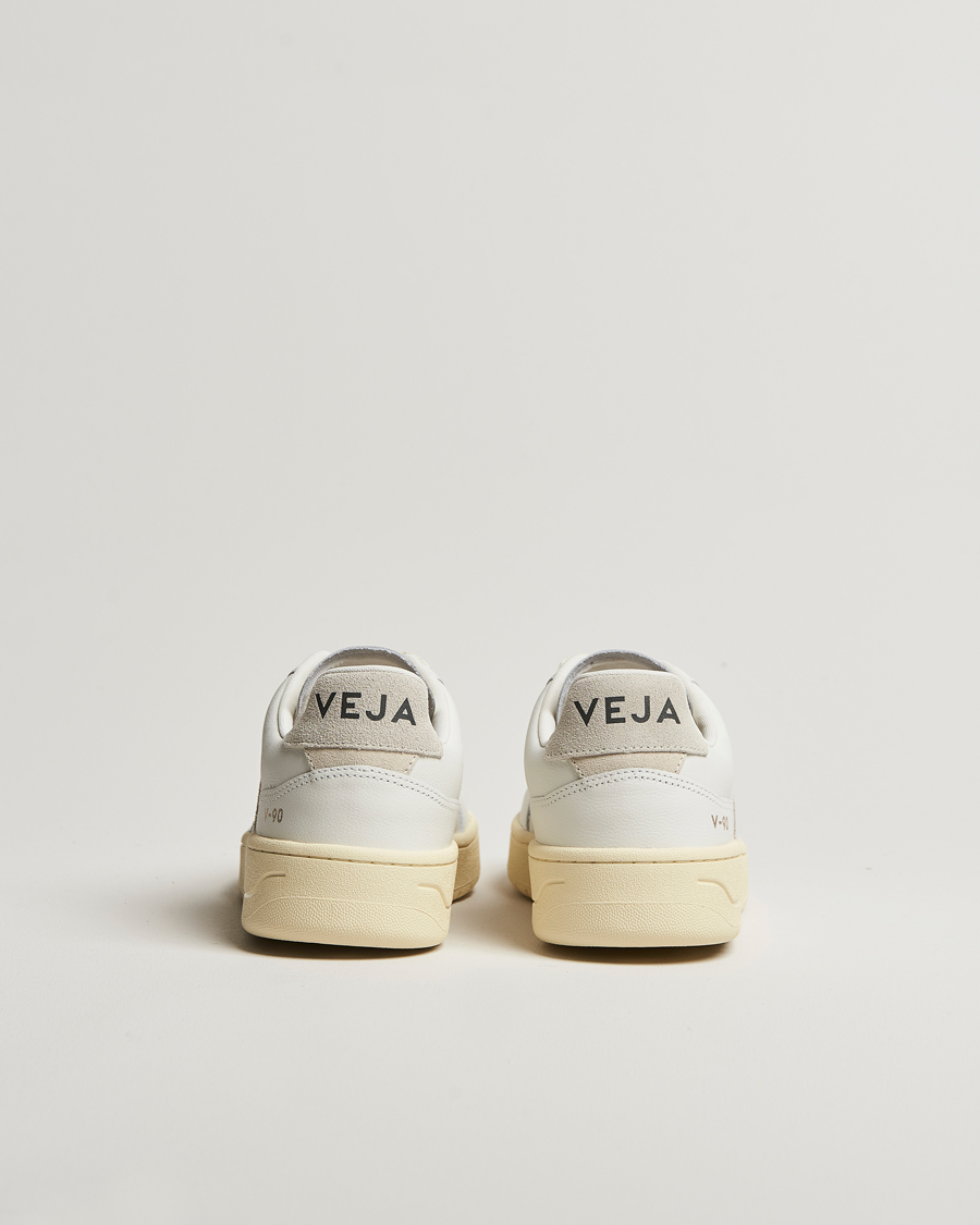 Men | Sneakers | Veja | V-90 Sneaker Extra White/Natural Suede