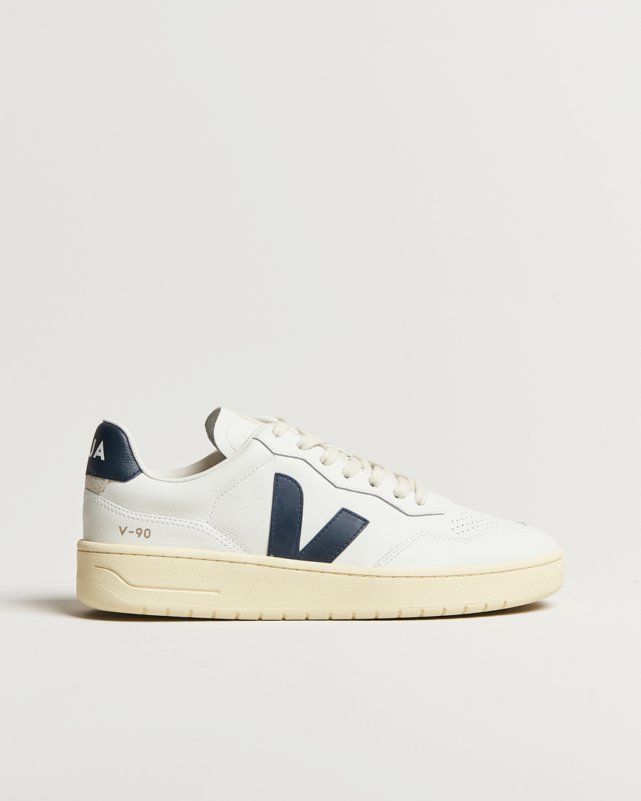 Men | Sneakers | Veja | V-90 Sneaker Extra White/Nautico