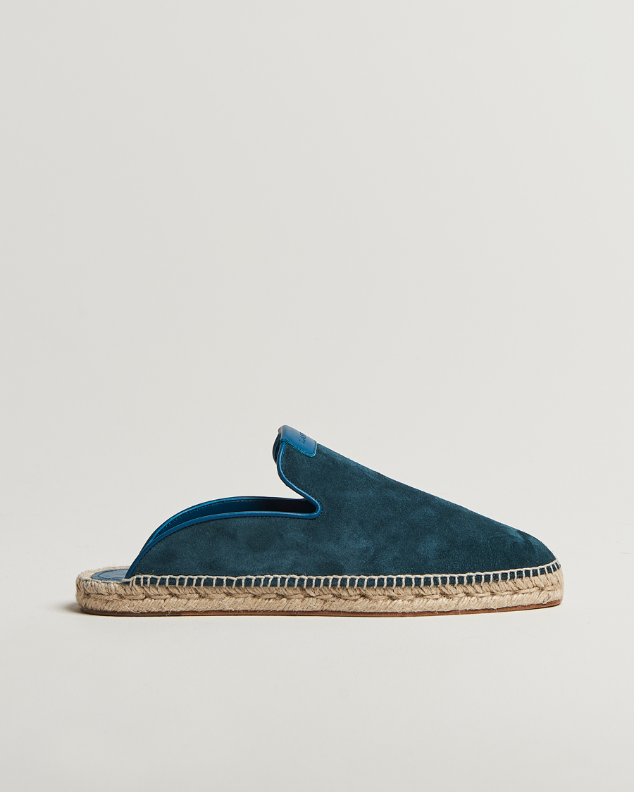 Men | Lanvin Espadrilles Petrol Blue | Lanvin | Espadrilles Petrol Blue