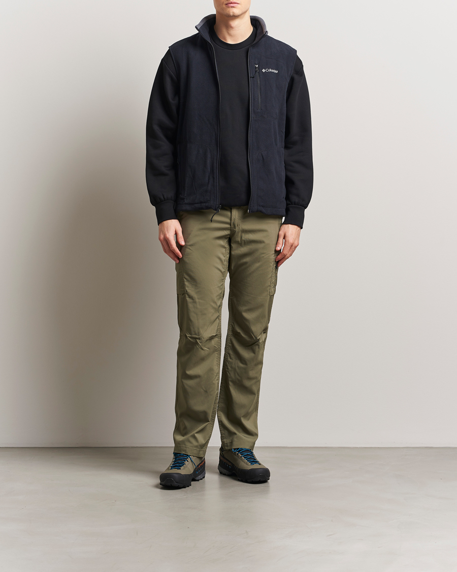 Men | Sweaters & Knitwear | Columbia | Fast Trek Full Zip Fleece Vest Black
