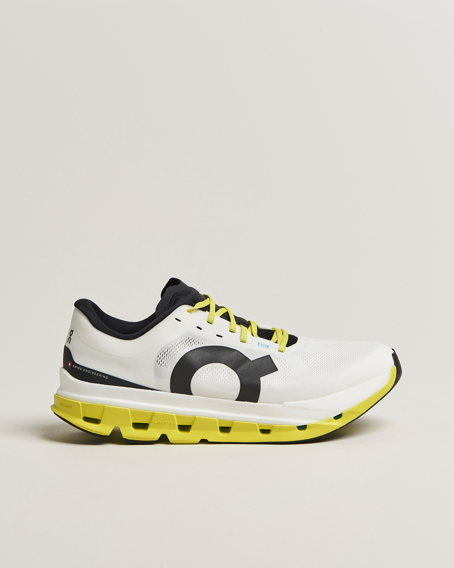 ON Cloudflow 5 White/Lime at CareOfCarl.com