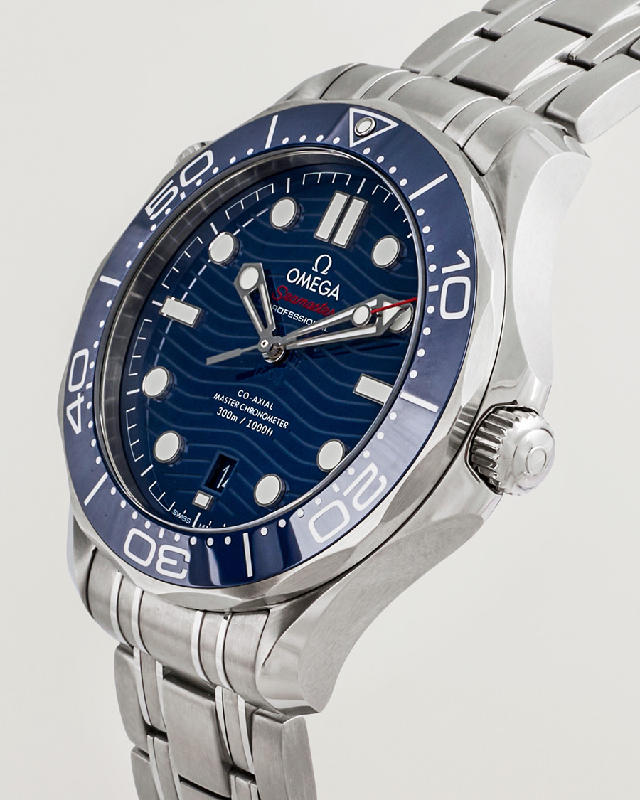 Men | Omega Pre-Owned Seamaster Diver 300M Steel Blue | Omega Pre-Owned | Seamaster Diver 300M Steel Blue