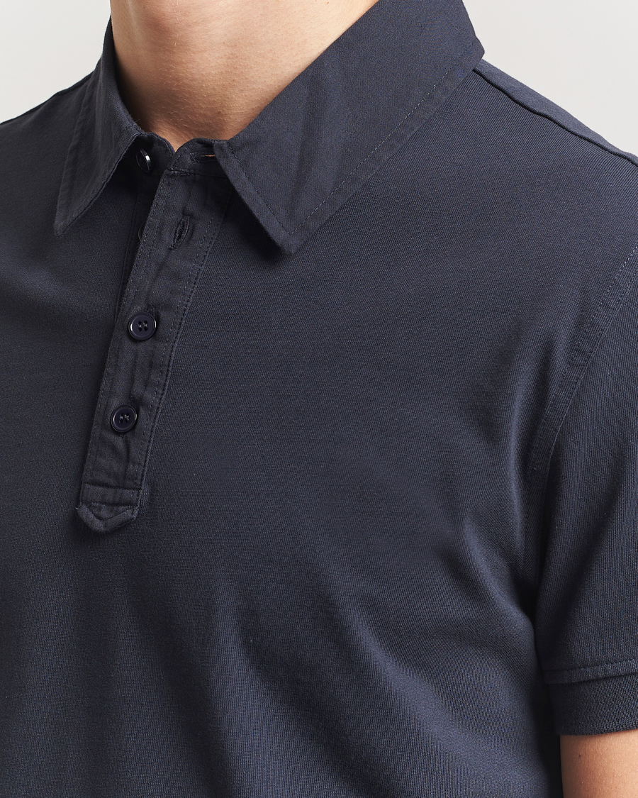 Men | Polo Shirts | Tiger of Sweden | Ronen Cotton Polo Light Ink