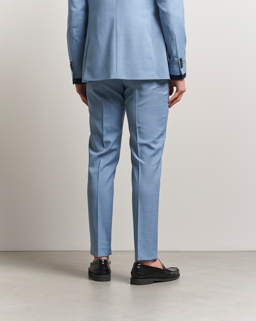 Men | Trousers | Tiger of Sweden | Tenuta Wool Trousers Rustic Blue