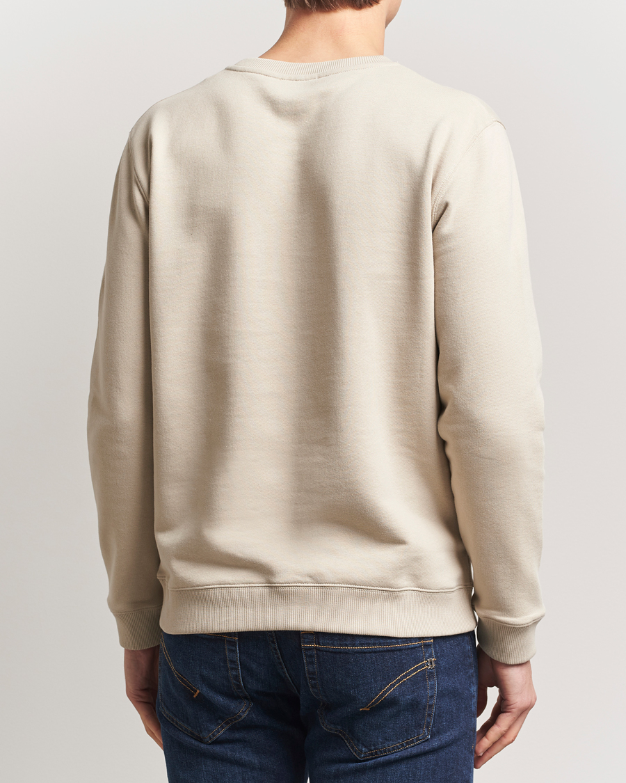 Men | Sweaters & Knitwear | Dondup | Logo Crew Neck Sweatshirt Sand