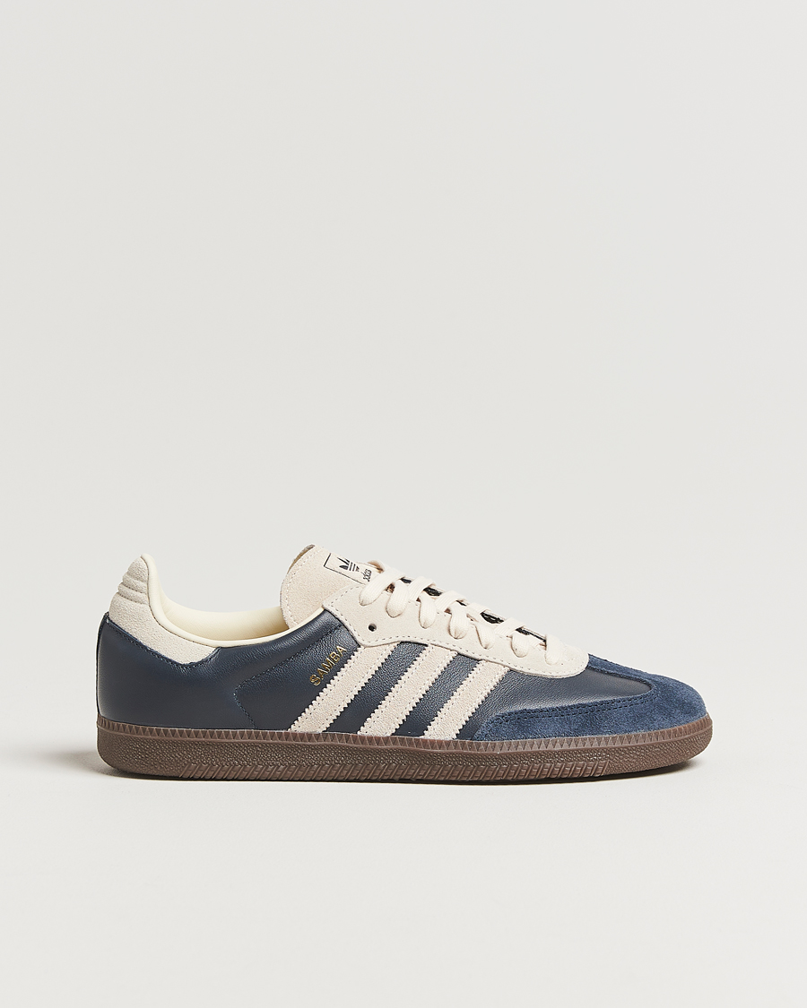 adidas Originals Samba Original Sneaker Dark Blue/Off White at CareOfCarl.c adidas Originals Samba Original Sneaker Dark Blue/Off White at CareOfCarl.c