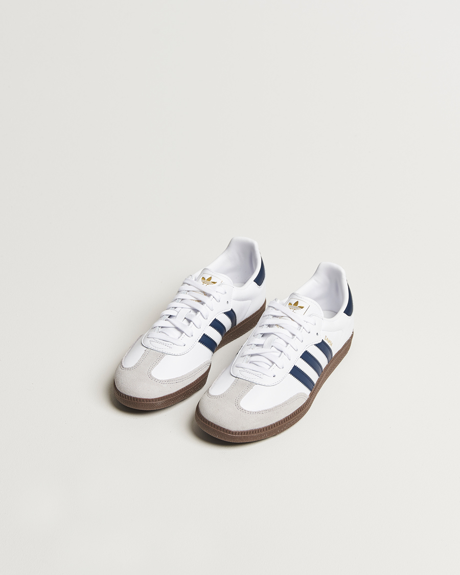 adidas Originals Samba Original Sneaker White/Navy at CareOfCarl.com adidas Originals Samba Original Sneaker White/Navy at CareOfCarl.com
