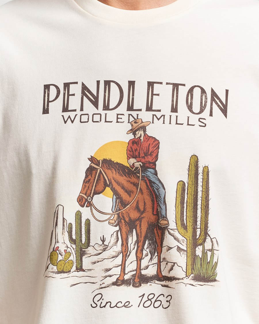 Men | T-Shirts | Pendleton | Cowboy T-Shirt White