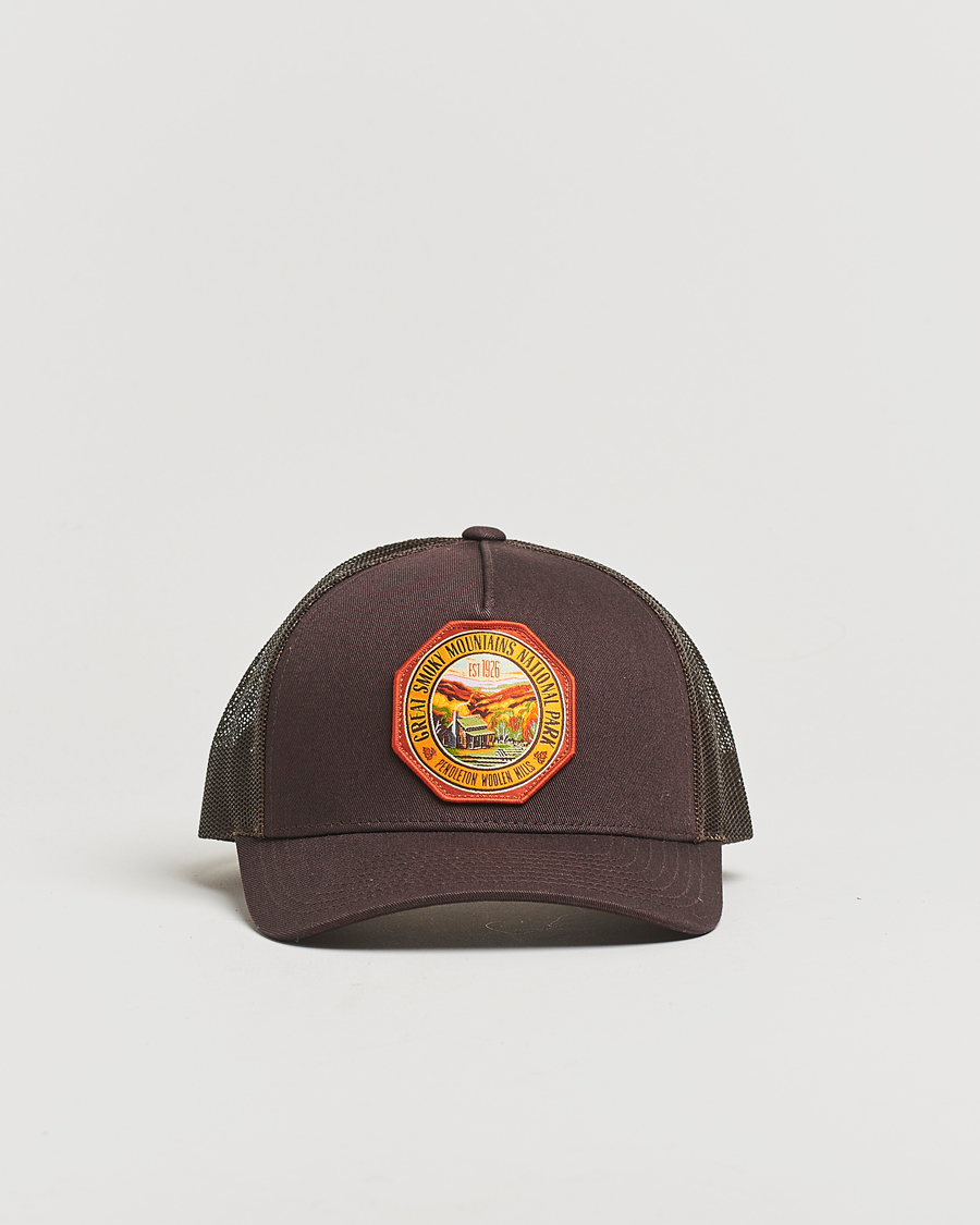 Men | Pendleton National Park Trucker Cap Brown | Pendleton | National Park Trucker Cap Brown