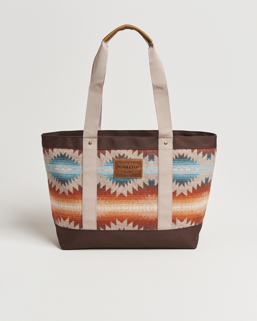 Men | Pendleton Zip Tote Bag Sunset Pass Brown | Pendleton | Zip Tote Bag Sunset Pass Brown