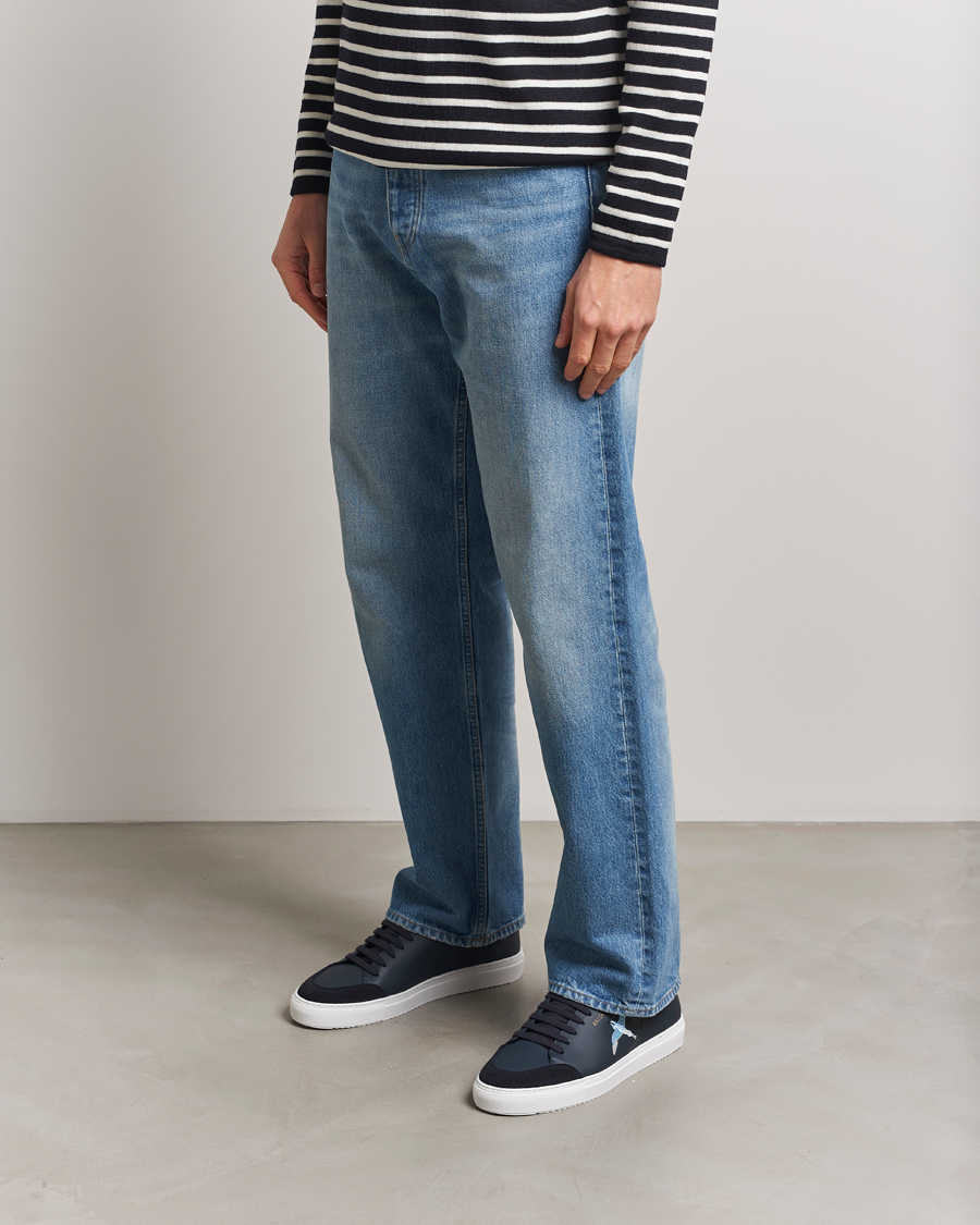 Men | Sneakers | Axel Arigato | Clean 90 Bee Bird Sneaker Dark Blue/Light Blue