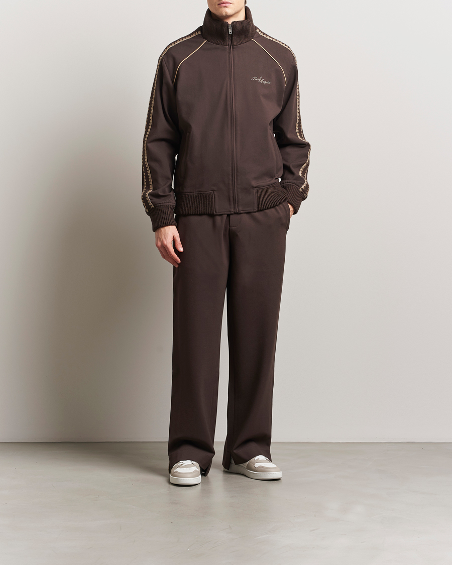Men | Trousers | Axel Arigato | Carter Track Pants Dark Brown