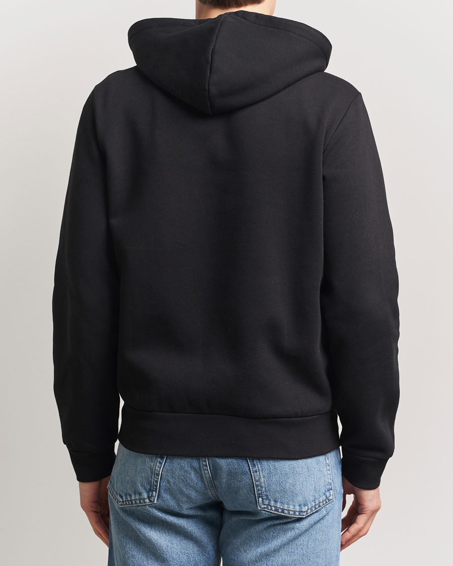 Men | Sweaters & Knitwear | Lacoste | Full Zip Hoodie Black