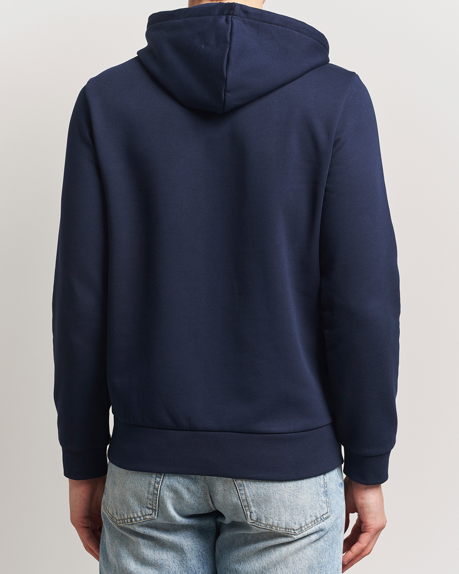 Men | Sweaters & Knitwear | Lacoste | Full Zip Hoodie Navy