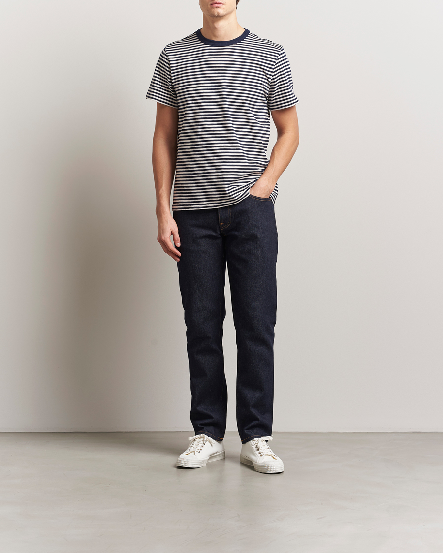 Men | Jeans | Nudie Jeans | Solid Ollie Jeans Dry Abyss