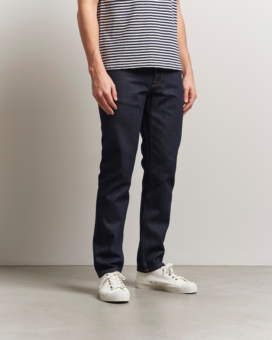 Men | Jeans | Nudie Jeans | Solid Ollie Jeans Dry Abyss