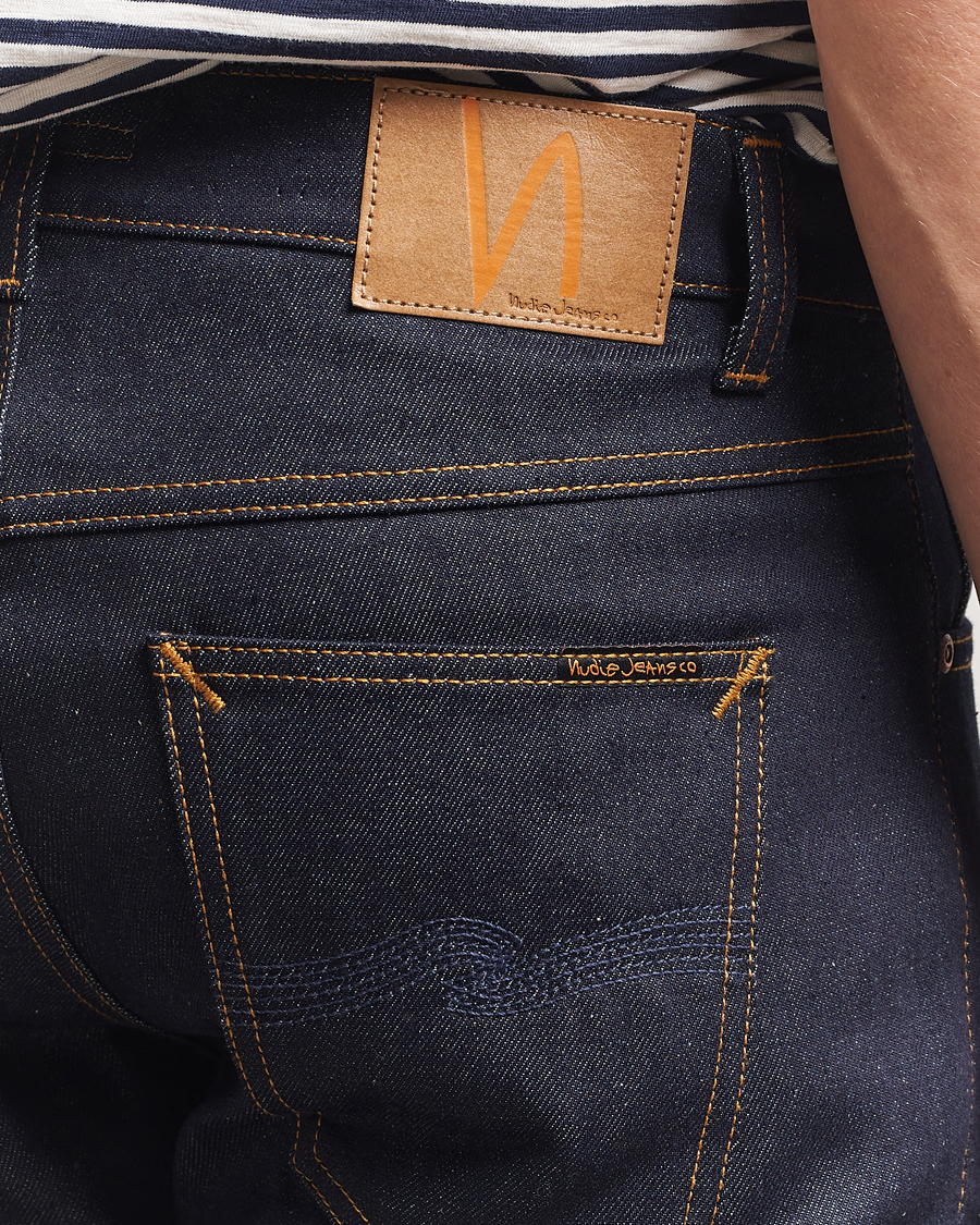 Men | Jeans | Nudie Jeans | Solid Ollie Jeans Dry Abyss